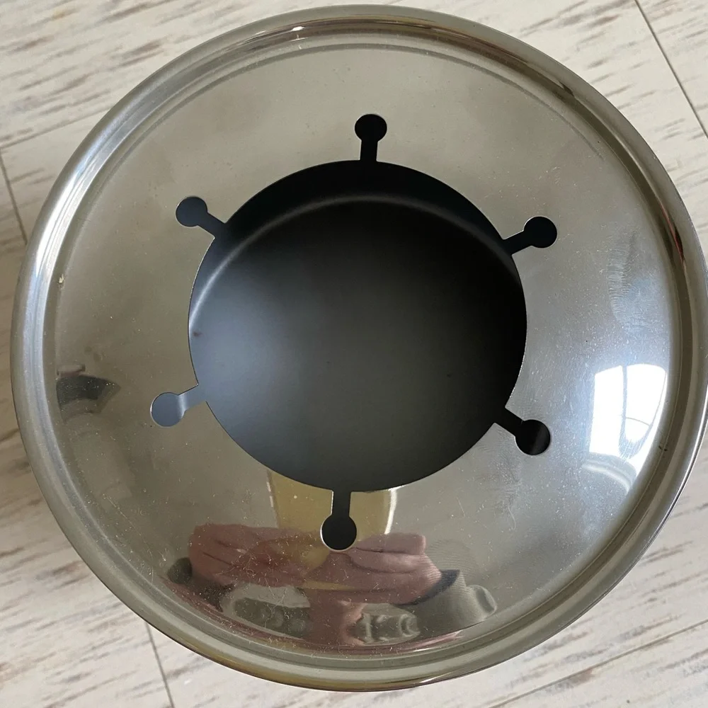 Crate&Barrel Fondue Stainless Steel